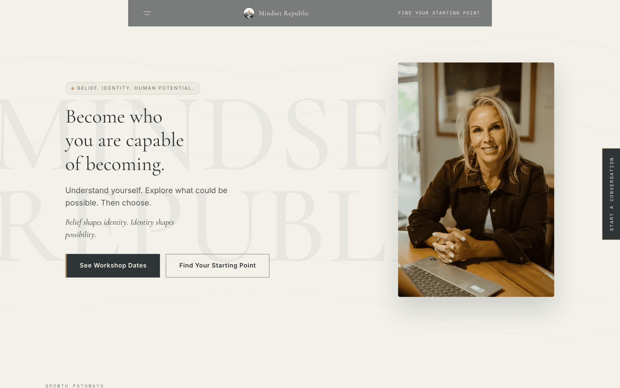 Mindset Republic website